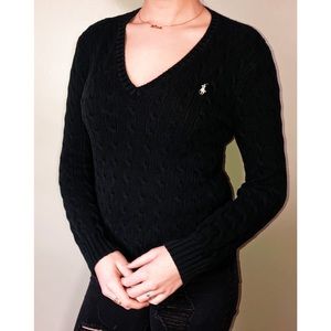 RALPH LAUREN CABLE KNIT SWEATER